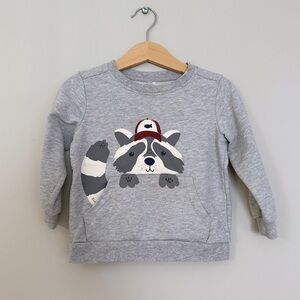 Carter’s Toddler Sweatshirt 3T - Light Gray Crewneck